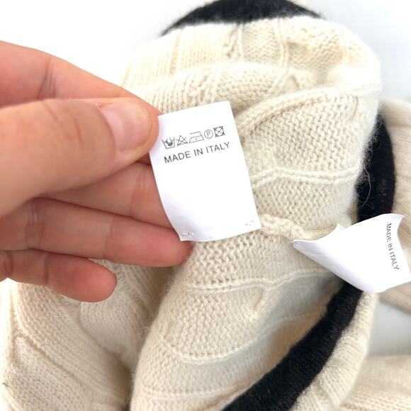 Brunello Cucinelli Cashmere Fitted Knit Cardigan Blazer Jacket Cream Medium - Picture 10 of 11